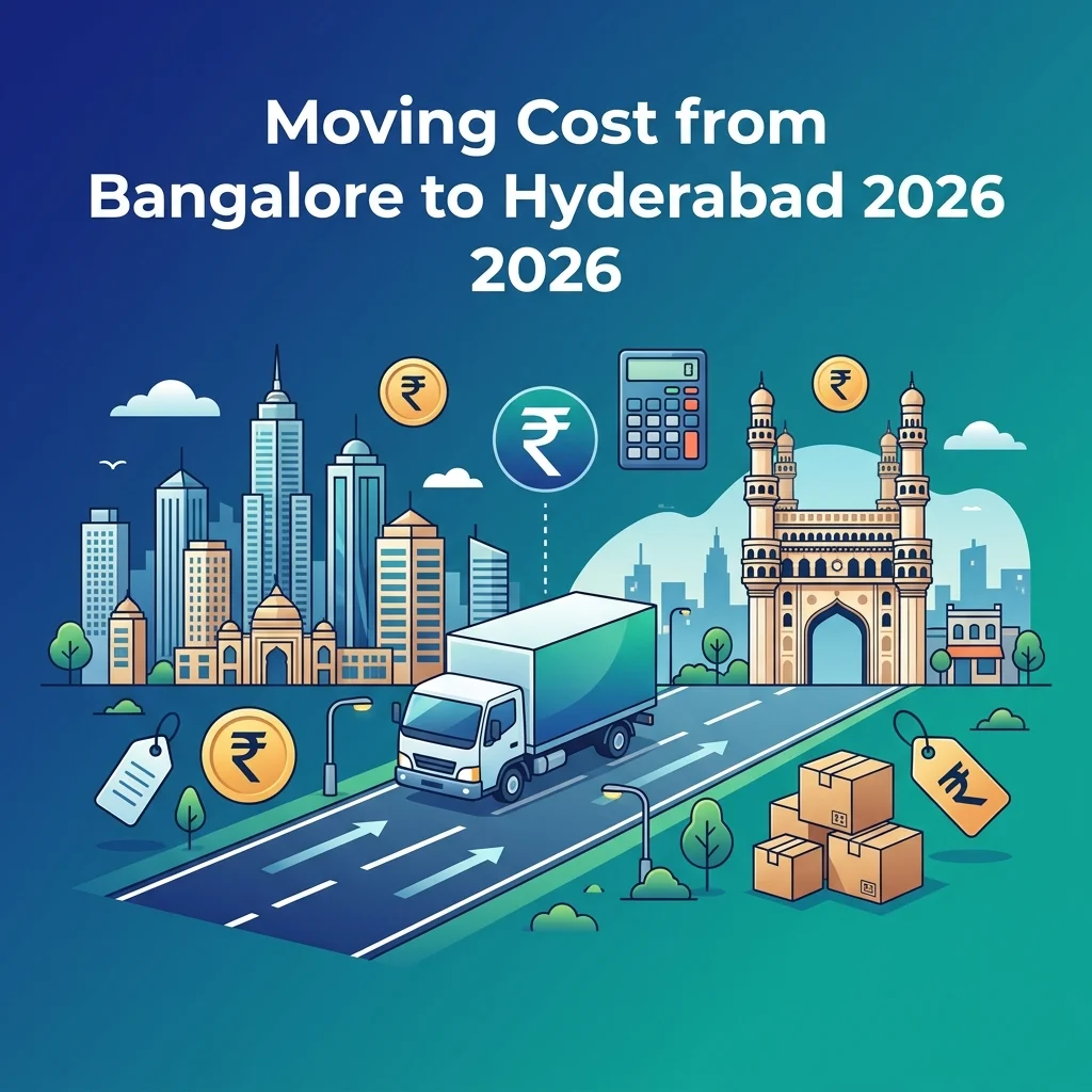 Bangalore to Hyderabad Moving Cost 2026 - Complete Shifting Charges Guide