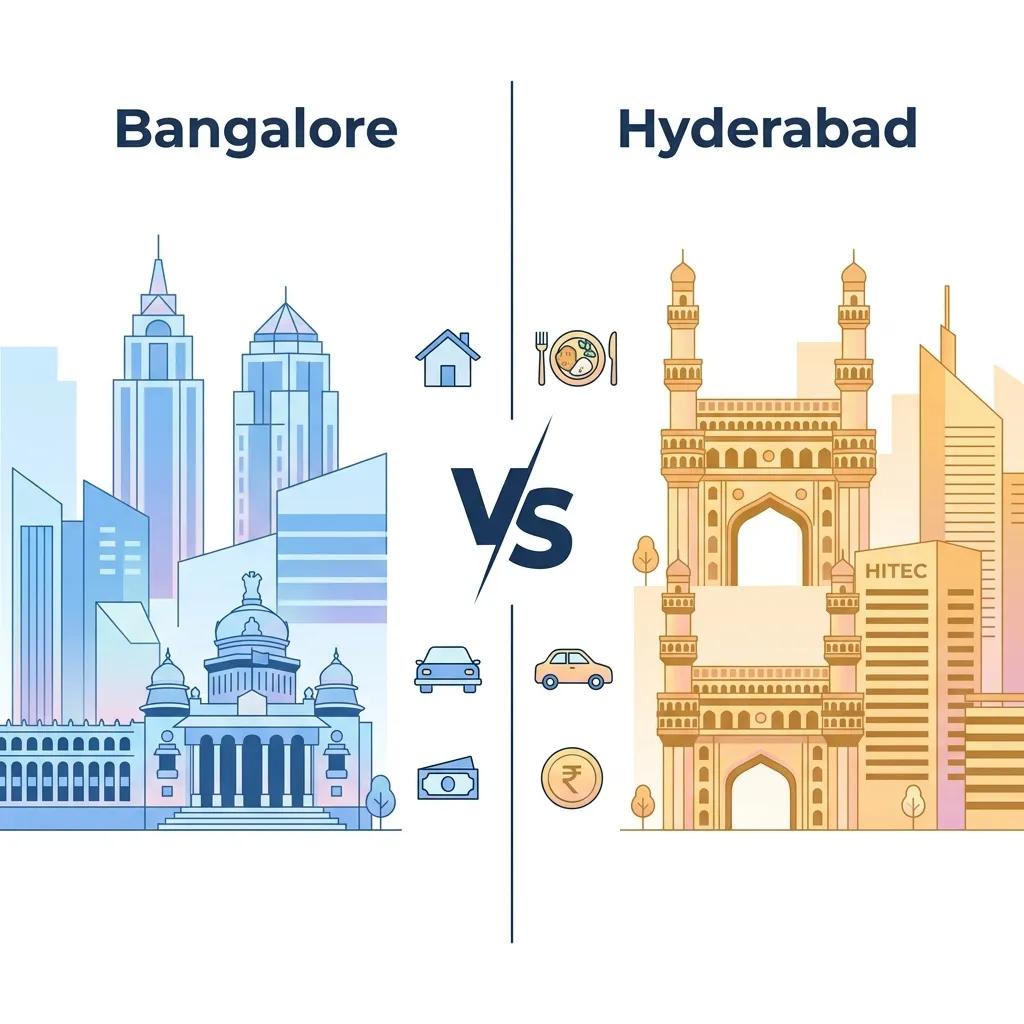 Bangalore vs Hyderabad Cost of Living